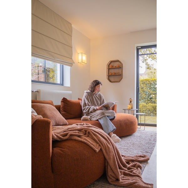 Poduszka dekoracyjna z mikropluszu 45x45 cm Cocoon – Tiseco Home Studio-image-1