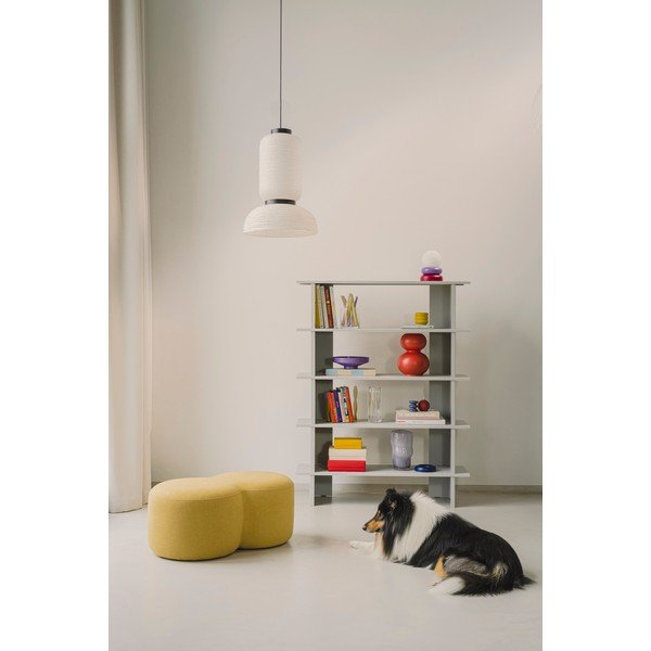 Jasnoszary metalowy regał 120x156x37 cm Hes – noo.ma-image-1