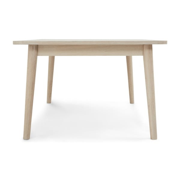 Stolik z blatem w dekorze dębu 70x125 cm Nyborg – Furnhouse-image-1