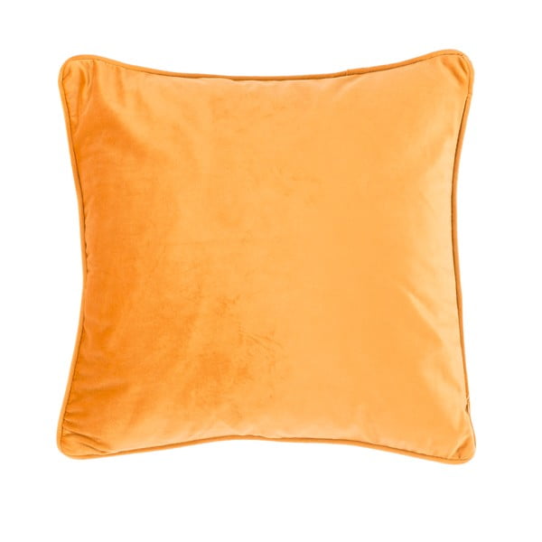 Jasnopomarańczowa poduszka Tiseco Home Studio Velvety, 45x45 cm