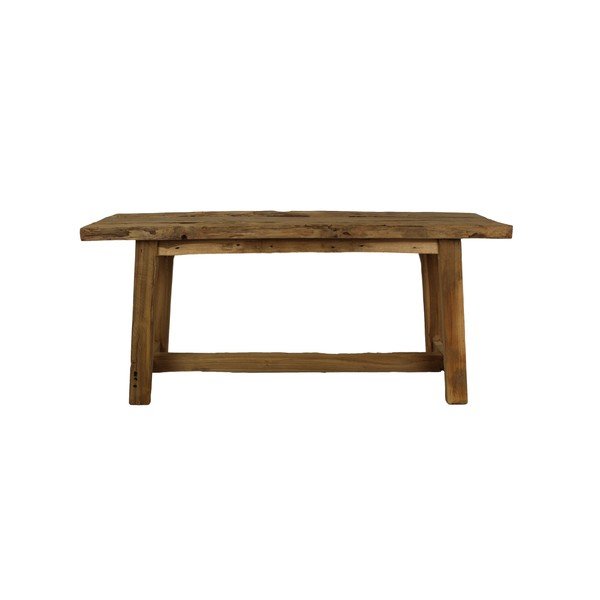 Ławka z drewna tekowego HSM collection Rustical, dł. 100 cm-image-2