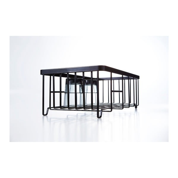 Czarny ociekacz do naczyń YAMAZAKI Tower Wire-image-3