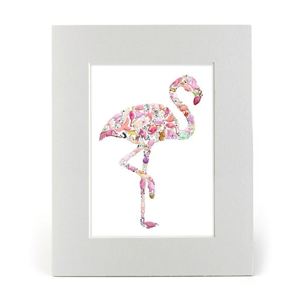 Plakat
  Louise Tate Flamingo with cert