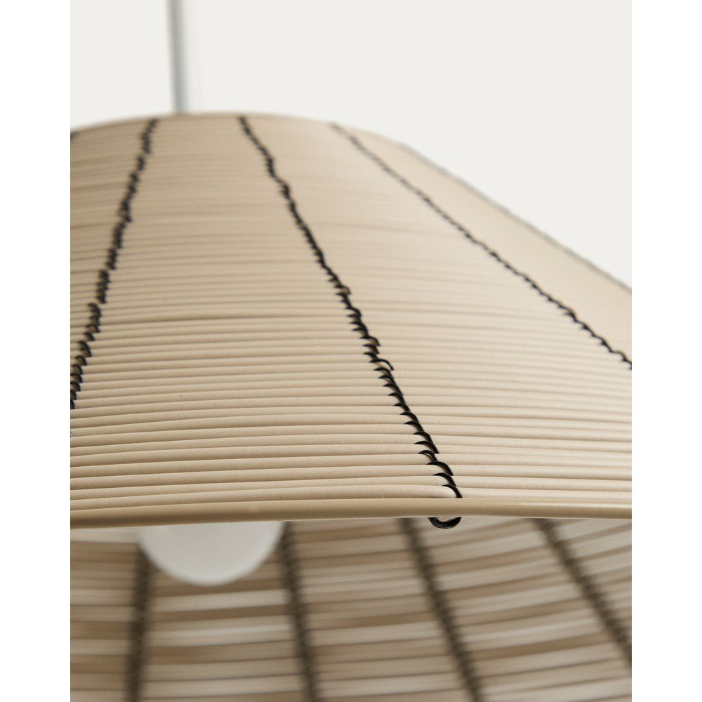 Beżowy abażur z imitacji rattanu ø 50 cm Saranella – Kave Home (zdjęcie 6)