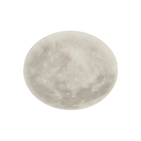 Jasnoszara dziecięca lampa sufitowa LED z kloszem ze szkła akrylowego ø 40 cm Lunar – Trio