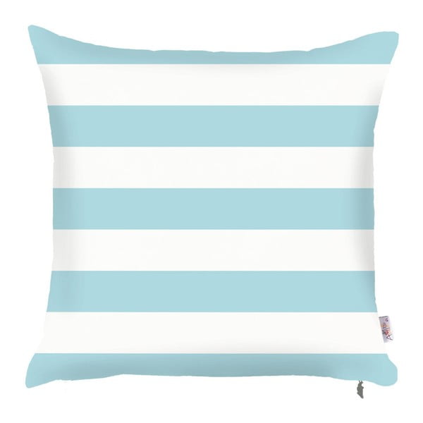 Niebieska poszewka na poduszkę Mike & Co. NEW YORK Stripes, 43x43 cm