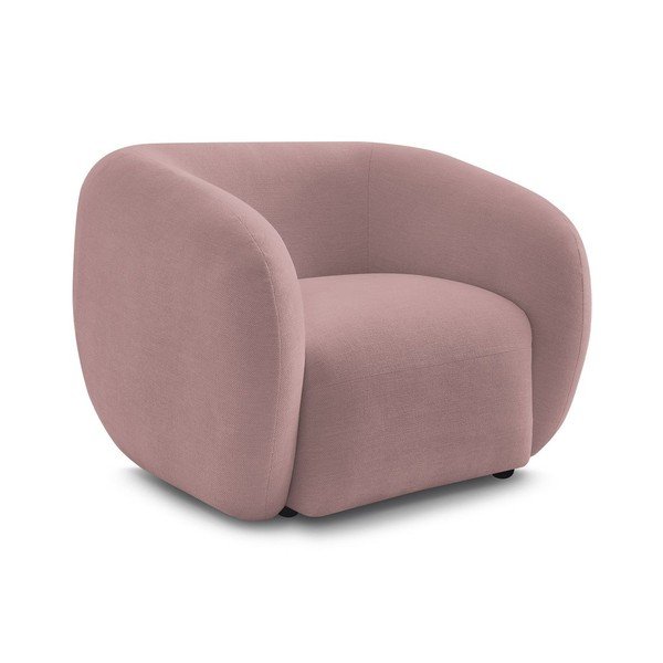 Jasnoróżowy fotel Celine – Bobochic Paris