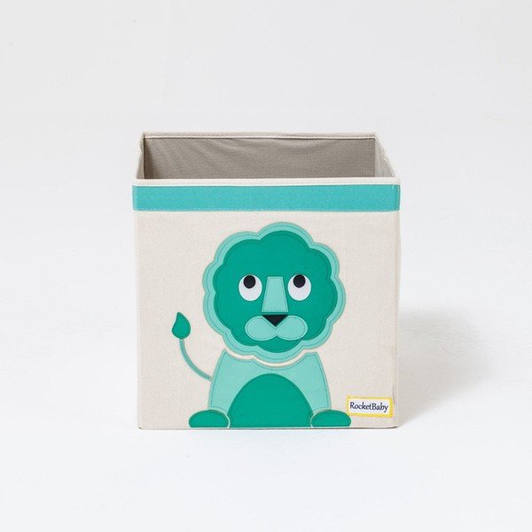 Materiałowy dziecięcy pojemnik do przechowywania Eddy the Lion – Rocket Baby-image-1