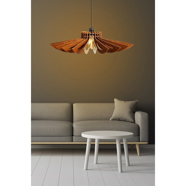 Lampa wisząca w naturalnym kolorze ø 68 cm – Opviq lights-image-2