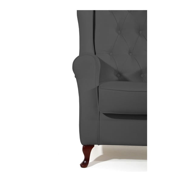 Antracytowy fotel Max Winzer Lex-image-4