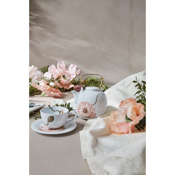 Biała porcelanowa filiżanka 380 ml Hammershøi Poppy – Kähler Design-image-3