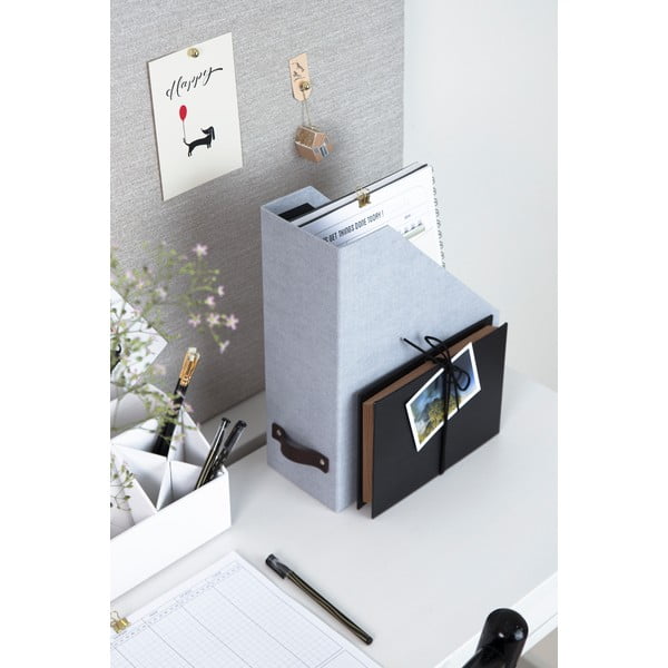 Kartonowy organizer na dokumenty Estelle Canvas Paper Laminate – Bigso-image-1