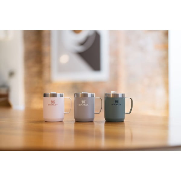 Jasnoróżowy kubek termiczny ze stali nierdzewnej 230 ml Stay-Hot Camp Mug Rose Quartz – Stanley-image-4