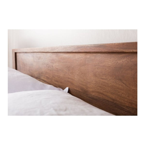 Łóżko z egzotycznych drzew Kare Design Authentico Bett, 160x200 cm-image-1