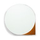 Metalowa wisząca/z lustrem szafka łazienkowa w kolorze terakoty 55x55 cm Sonnet – Spinder Design