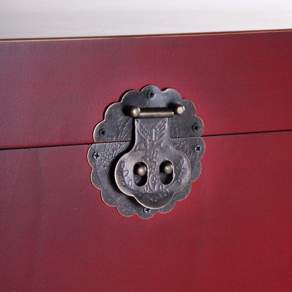 Czerwona skrzynia 60x42 cm Oriente – Ixia-image-1