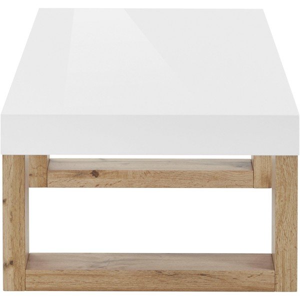 Biały stolik 60x120 cm Solid – Støraa-image-2