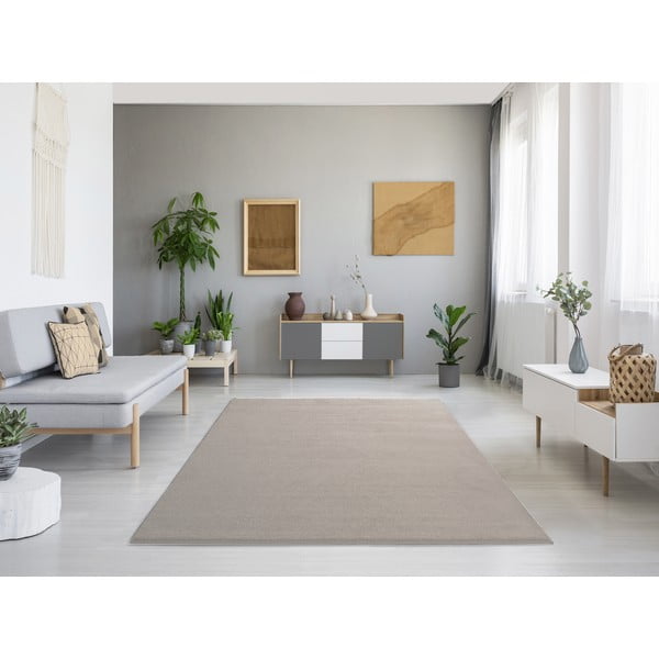 Szary/beżowy dywan 200x290 cm – Universal-image-1