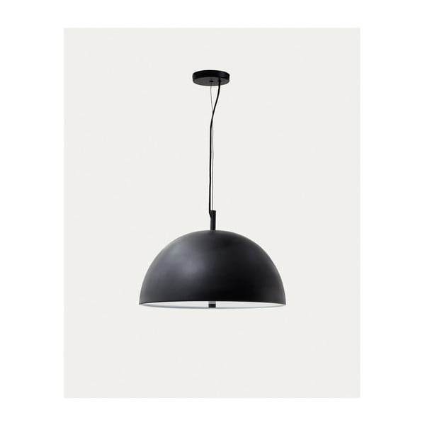 Czarna lampa wisząca z metalowym kloszem ø 39,5 cm Catlar – Kave Home-image-4
