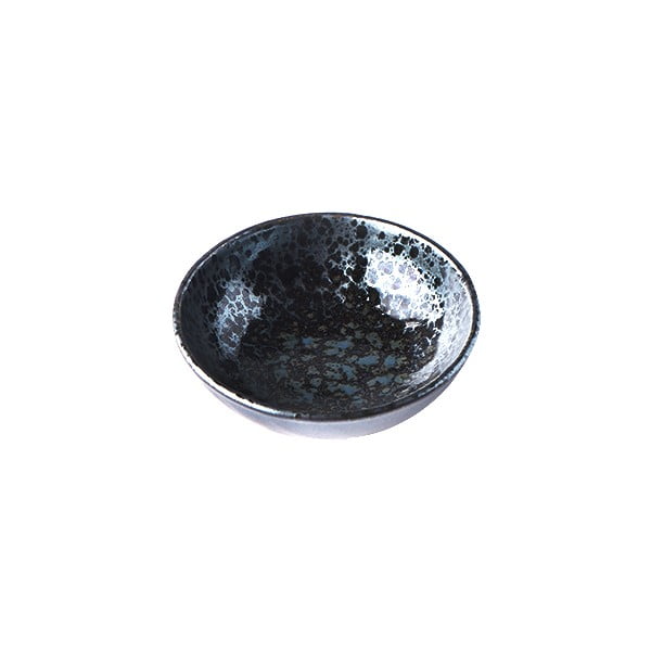 Czarno-szara płytka miska ceramiczna MIJ Pearl, ø 13 cm