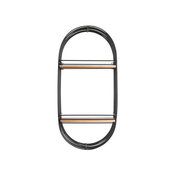 Czarna półka Leitmotiv Oval-image-2