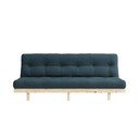 Sofa rozkładana Karup Design Lean Raw Petrol Blue