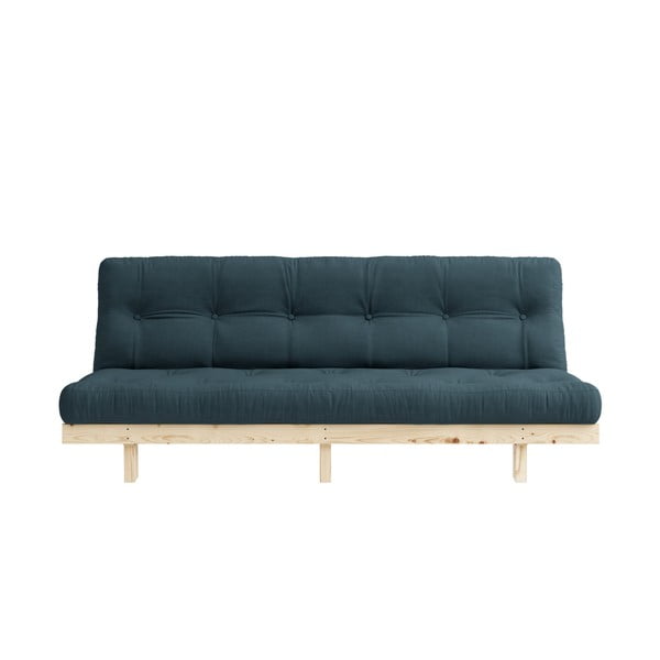 Sofa rozkładana Karup Design Lean Raw Petrol Blue