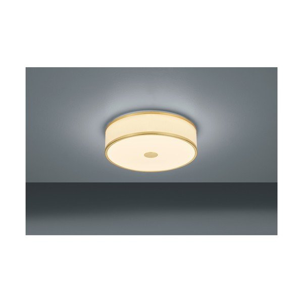 Lampa LED Trio Agento w złotym kolorze, ø 40 cm-image-1