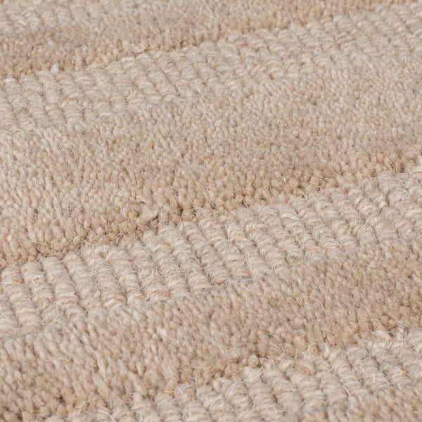Beżowy wełniany dywan tkany ręcznie 200x290 cm Zen Rectangles – Flair Rugs-image-2