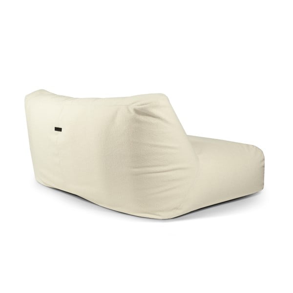 Kremowy worek do siedzenia z materiału bouclé Sofa Tube 190 – SLOWDOWN-image-3