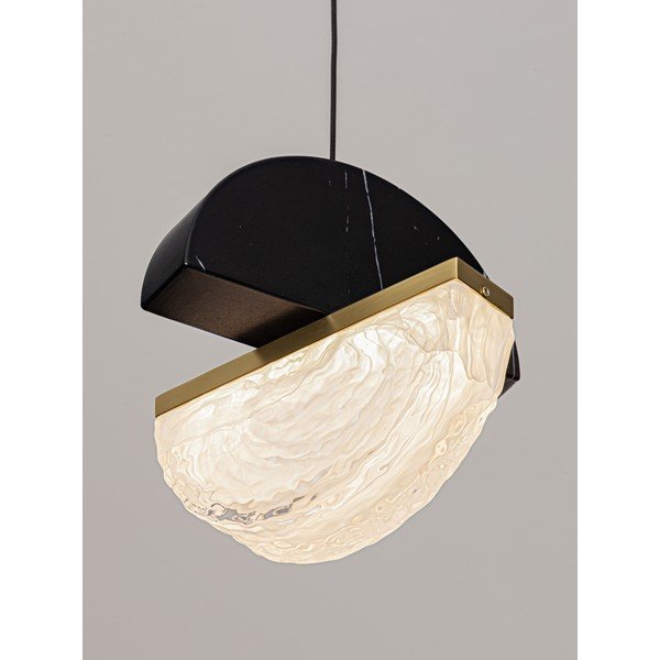 Czarna metalowa lampa wisząca LED ze ściemniaczem ø 16 cm Dorin – Nova Luce-image-2