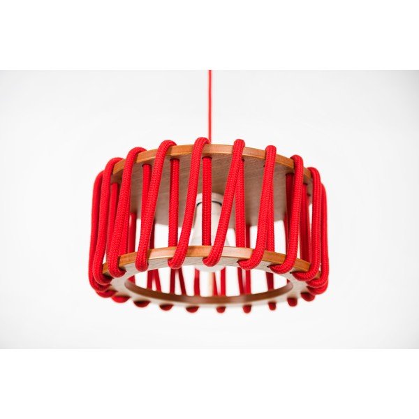 Czerwona lampa wisząca EMKO Macaron, ø 30 cm-image-4