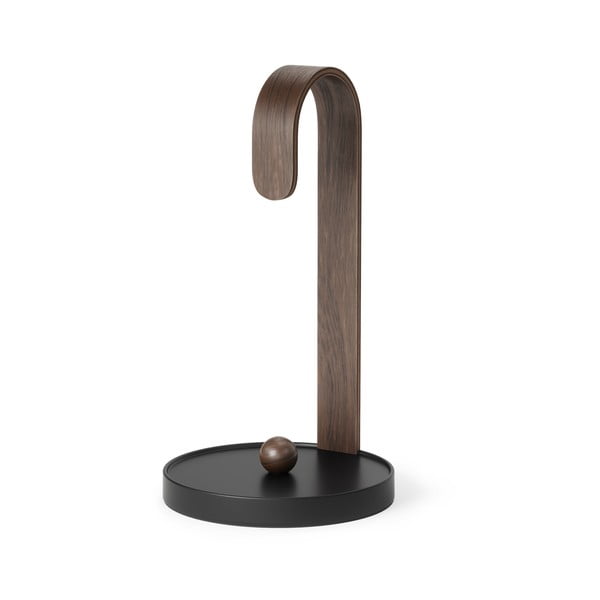 Czarny drewniany stojak na ręczniki papierowe ø 17 cm Bellwood – Umbra