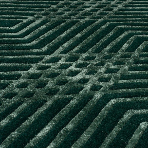 Zielony dywan wełniany Flair Rugs Diamonds, 160x230 cm-image-2