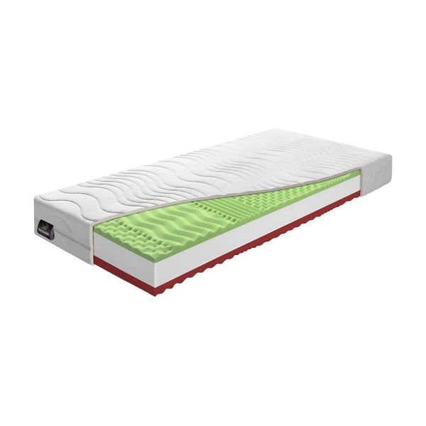 Twardy/średnio twardy piankowy materac dwustronny 140x200 cm Pure Support – BENAB-image-2