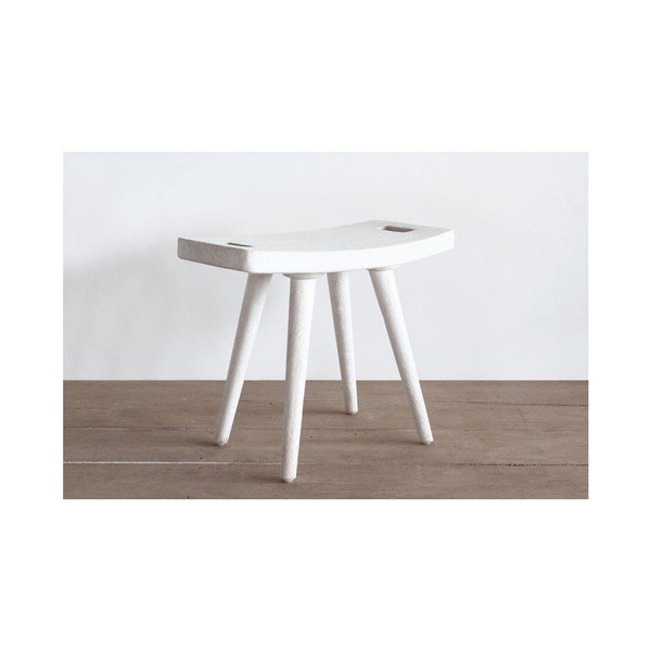 Taboret Preston Rustic White-image-3