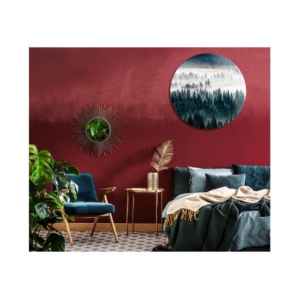 Dekoracja ścienna Styler Ring Forest Mist, ø 70 cm-image-1