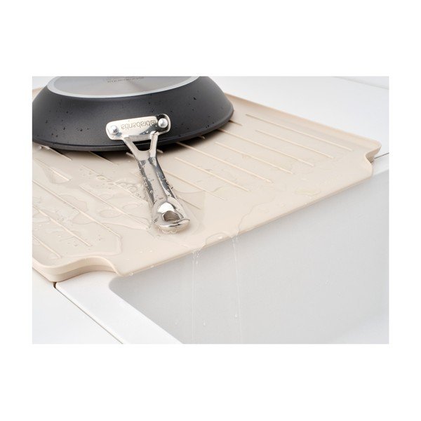 Beżowy metalowy ociekacz dwupiętowy 42x51 cm – Brabantia-image-3