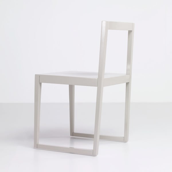 Białe krzesło z bukowego drewna Ziru Contract Ann