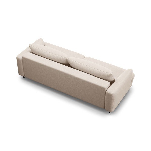 Beżowa rozkładana/ze schowkiem sofa 233 cm Naomi – Micadoni -image-2