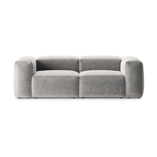 Jasnoszara sofa 224 cm Bergamo – Cosmopolitan Design