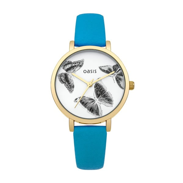 Niebieski zegarek damski Oasis Jungle