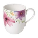 Porcelanowy kubek z motywem kwiatów Villeroy & Boch Mariefleur Tea, 430 ml