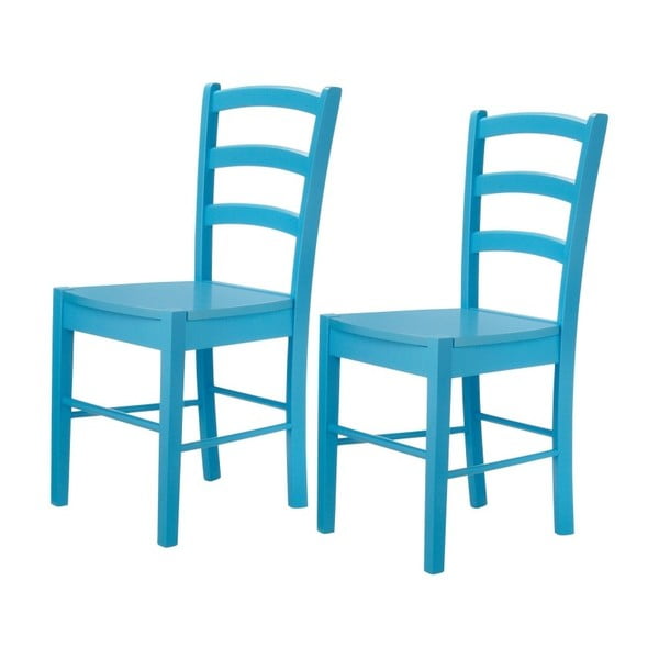Zestaw 2 niebieskich krzeseł Støraa Trento Quer