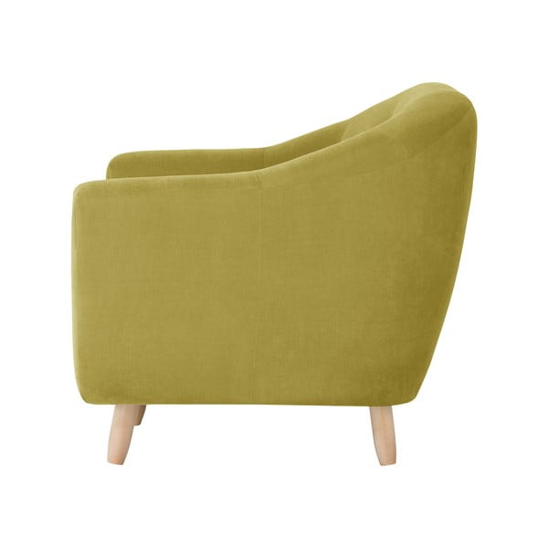 Żółty fotel Jalouse Maison Vicky-image-2