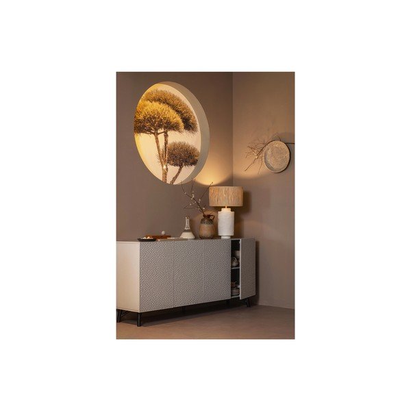 Kremowo-naturalna lampa stołowa (wys. 63 cm) Pointed – BePureHome-image-1