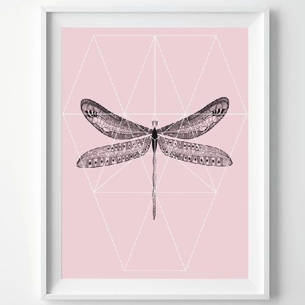Plakat Pink Fly, A3