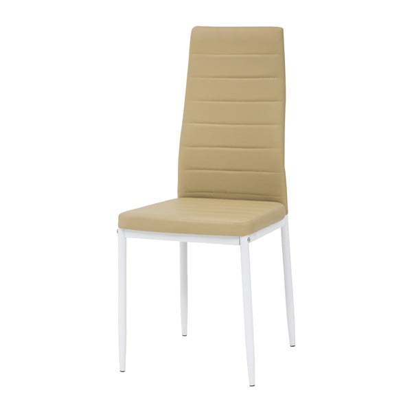 Krzesło Queen, miodowe/białe nogi