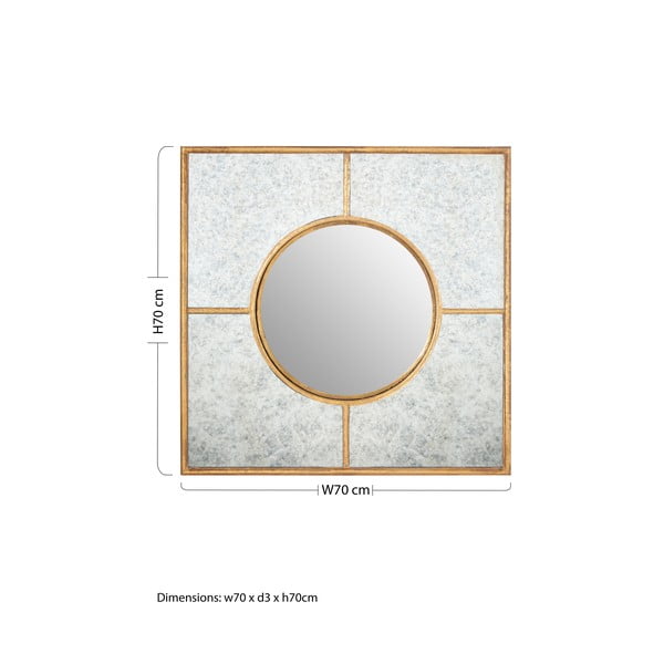 Lustro ścienne 70x70 cm Zariah – Premier Housewares-image-2