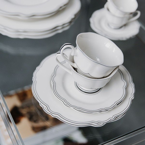 Białe filiżanki zestaw 2 szt. new bone china 190 ml Odette – S|P Collection-image-4